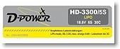 HD-3300 5S Lipo (18.5V) 30C, T-Stecker