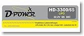 HD-3300 6S Lipo (22.2V) 30C, T-Stecker