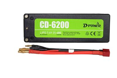CD-6200 2S Lipo (7.4V) 45C, T-Stecker
