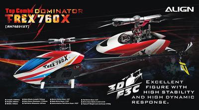 T-Rex 760X 3D TOP Super Combo BEASTX